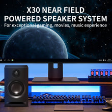 Load image into Gallery viewer, ABRAMTEK X30 Powered Bookshelf Speakers with 3.5'' Woofer